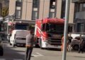 Cagliari, fuga di gas in viale Diaz: strada chiusa e vigili del fuoco in azione