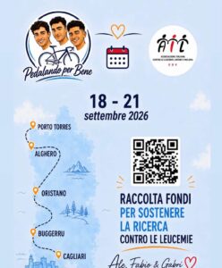 Tre amici à vélo en Sardaigne pour une collecte solidaire