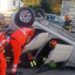 Quartu, auto finisce contro il guardrail: ferita una donna