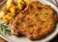 La cultura nel piatto: braciola di maiale impanata al forno