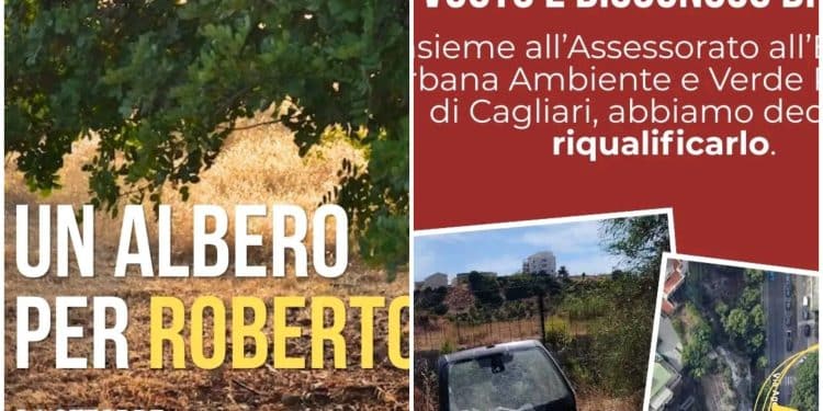 Cagliari, un giardino e un albero per ricordare Roberto Loddo: sabato la giornata dedicata all’amico scomparso