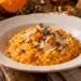 La cultura nel piatto: risotto con la zucca, pecorino e mandorle