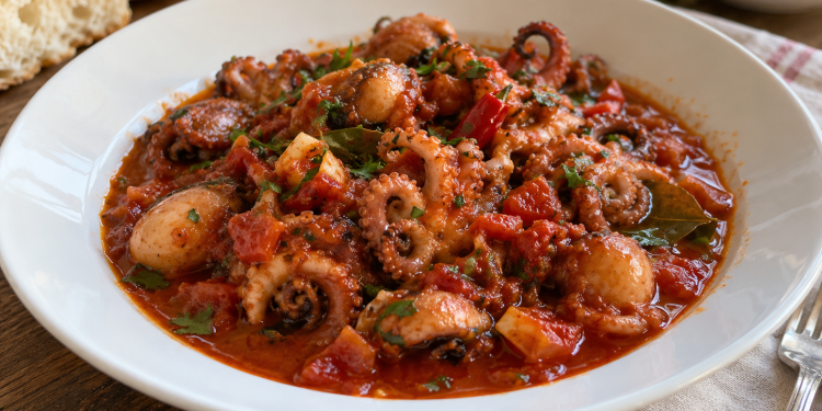 La cultura nel piatto: polpetti alla diavola