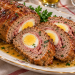 La cultura nel piatto: polpettone con mortadella e uova sode