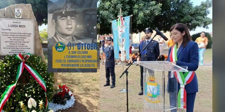 Sinnai: una piazza per Luigi Moi, il finanziere morto in servizio a 22 anni