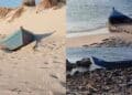 Sbarchi dei migranti senza sosta e in spiaggia un cimitero di barchini: tra Teulada e Porto Pino decine di imbarcazioni incastrate