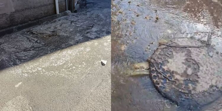 Assemini, liquami fognari in via Marconi e via Sassari