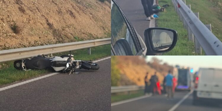 Samassi, perde il controllo della moto e finisce a terra: pauroso incidente alle porte del paese