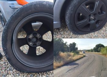 Sinnai, rischia di finire fuori strada a causa di una buca: disavventura in via Ciro Menotti