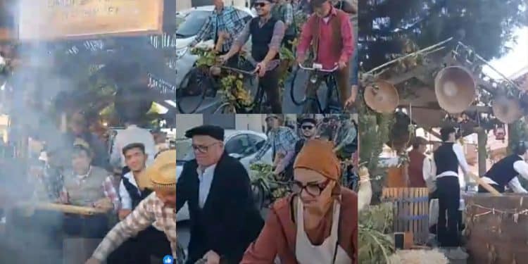 A Monserrato si celebra Sa Fest’e Sa Binnenna: grappoli d’uva ovunque, diretta social del sindaco Locci