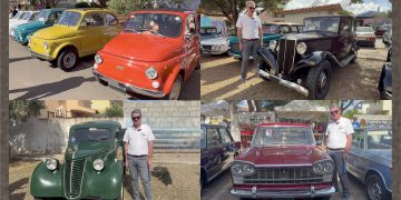 San Sperate, straordinario successo per il 9° Raduno Fiat 500 e auto d’epoca -VIDEO