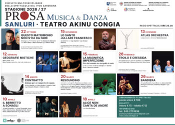 Teatro Comunale “Akinu Congia” di Sanluri: al via la Stagione di Prosa | Danza | Musica 2026-2027