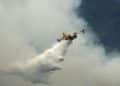 Fonni, grave incendio sul Monte Spada: canadair in azione