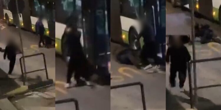 Cagliari, preso a pugni alla fermata del bus: l’aggressore si dilegua tra le risate degli amici