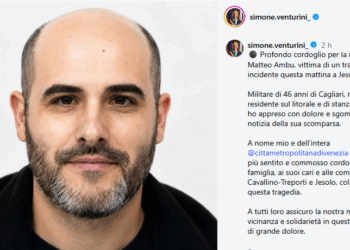 Da Cagliari al Veneto dolore e lacrime per Matteo Ambu, il militare 46enne ucciso da un albero caduto per il maltempo