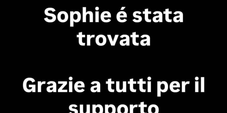 Sophie è stata ritrovata, sospiro di sollievo per la 11enne scomparsa da Su Planu